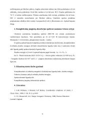 Kobalto kompleksų sintezė ir jų elektroniniai absorbcijos spektrai 6 puslapis