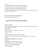 Asmeninė investavimo strategija 4 puslapis