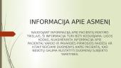 Asmeniui reikalingos informacijos atpažinimas 18 puslapis