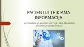 Asmeniui reikalingos informacijos atpažinimas 9 puslapis