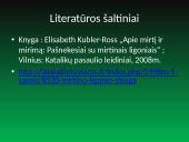 Bendravimas su pacientais, kurie serga mirtina liga (pagal E.Kubler-Ross) 11 puslapis
