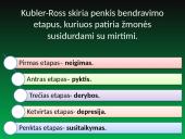 Bendravimas su pacientais, kurie serga mirtina liga (pagal E.Kubler-Ross) 4 puslapis