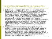 Teigiamo mikroklimato  kūrimas grupėje  3 puslapis