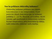 Elektros srovė skysčiuose (pristatymas) 10 puslapis