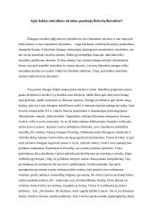 Apie kokias moralines atramas pasakoja lietuvių literatūra?