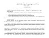 Ilgalaikis lietuvių kalbos pamokų planas 1 klasei