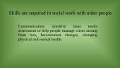 Social Works with the elderly 2 puslapis