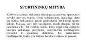 Sportininkų mitybos pagrindai. Subalansuotos mitybos racionalų analizė 6 puslapis