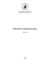 Elektroninės verslininkystės plėtra