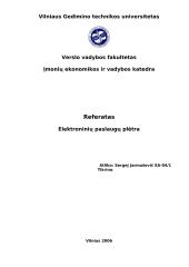 Elektroninių paslaugų plėtra