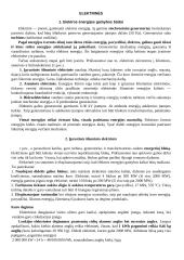 Elektros energijos gamyba