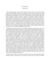 Sarbievijaus odės „Pauliui Kozlovijui" interpretacija