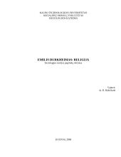 Emilis Durkheimas: religija