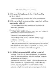 Teisės koliokviumas (sandoriai, terminai)