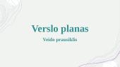 Verslo planas. Veido prausiklis