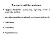 ES ir Lietuvos transporto plėtros strategijos 5 puslapis
