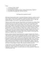 Kas žmogų sieja su gimtaisiais namais? (pastraipa)