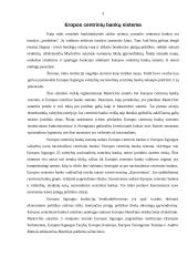 Europos centrinis bankas (ECB) ir jo funkcijos 3 puslapis