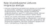 Imigracijos kryptys ir srautai Lietuvoje 13 puslapis