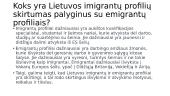 Imigracijos kryptys ir srautai Lietuvoje 6 puslapis