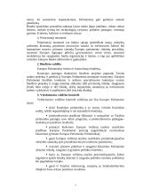 Europos Parlamento veikla bei sudėtis 2 puslapis