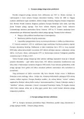 Europos pinigų sistema. Jos privalumai, funkcionavimo sunkumai 4 puslapis