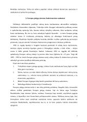 Europos pinigų sistema. Jos privalumai, funkcionavimo sunkumai 7 puslapis