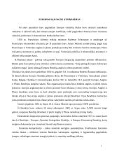 Europos Sąjungos atsiradimas ir raida