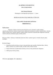 Upių nuotėkio charakteristikų skaičiavimas 