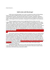 Kodėl svarbu turėti tikrą draugą? Rašinys