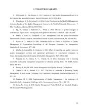 Vadovo vaidmuo kokybės valdyme 18 puslapis