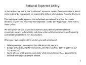 Behavioral Finance. Utility of Money 2 puslapis