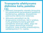Transporto klasifikacija ir svarbiausiai parametrai 15 puslapis
