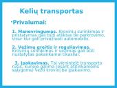 Transporto klasifikacija ir svarbiausiai parametrai 2 puslapis