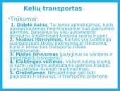 Transporto klasifikacija ir svarbiausiai parametrai 3 puslapis