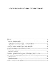 Europos Sąjungos (ES) struktūriniai fondai