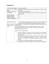 Pirminės sveikatos priežiūros centro valdymo tobulinimo kryptys ir galimybės 3 puslapis