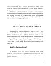Europos vieningumo ir tautinio identiteto problema 7 puslapis