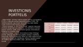 Investicinio portfelio analizė (skaidrės) 4 puslapis