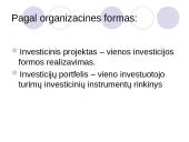 Įmonės investicinė veikla 13 puslapis