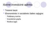 Įmonės investicinė veikla 15 puslapis