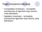 Įmonės investicinė veikla 10 puslapis