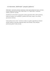 Valiutų rinkos prekybos analizė 11 puslapis