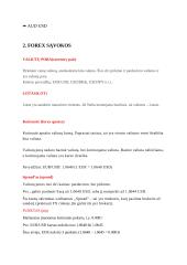 Valiutų rinkos prekybos analizė 5 puslapis