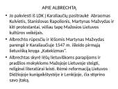 Renesanso asmenybės LDK. Abraomas Kulvietis 8 puslapis