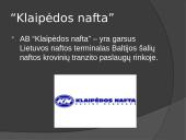 Naftos pramonė Lietuvoje (skaidrės) 13 puslapis