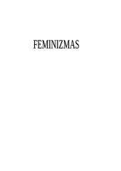 Feminizmo mintys