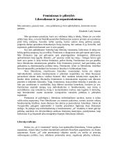 Feminizmas ir pilietybė: Liberalizmas ir jo nepasitenkinimas