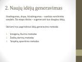 Verslo idėjos ir jų plėtotė  15 puslapis