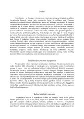 Referatas apie socializaciją